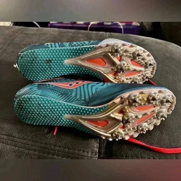 Saucony Spit Fire Track running Shoes Ladies Size 9.5 Women S19018-6UK 7.5Eur41 - Picture 3 of 8